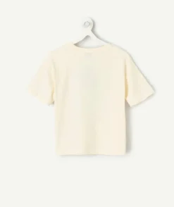 T-shirt fille imprimé jungle beige