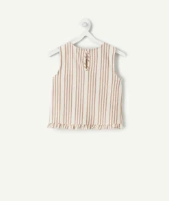 T-shirt fille rayé