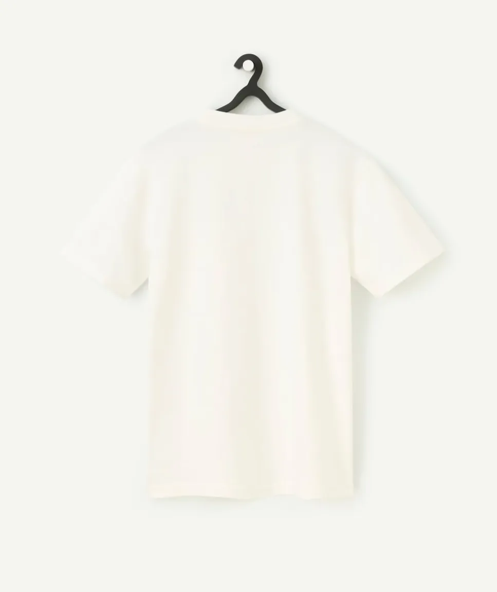 T-shirt garçon blanc
