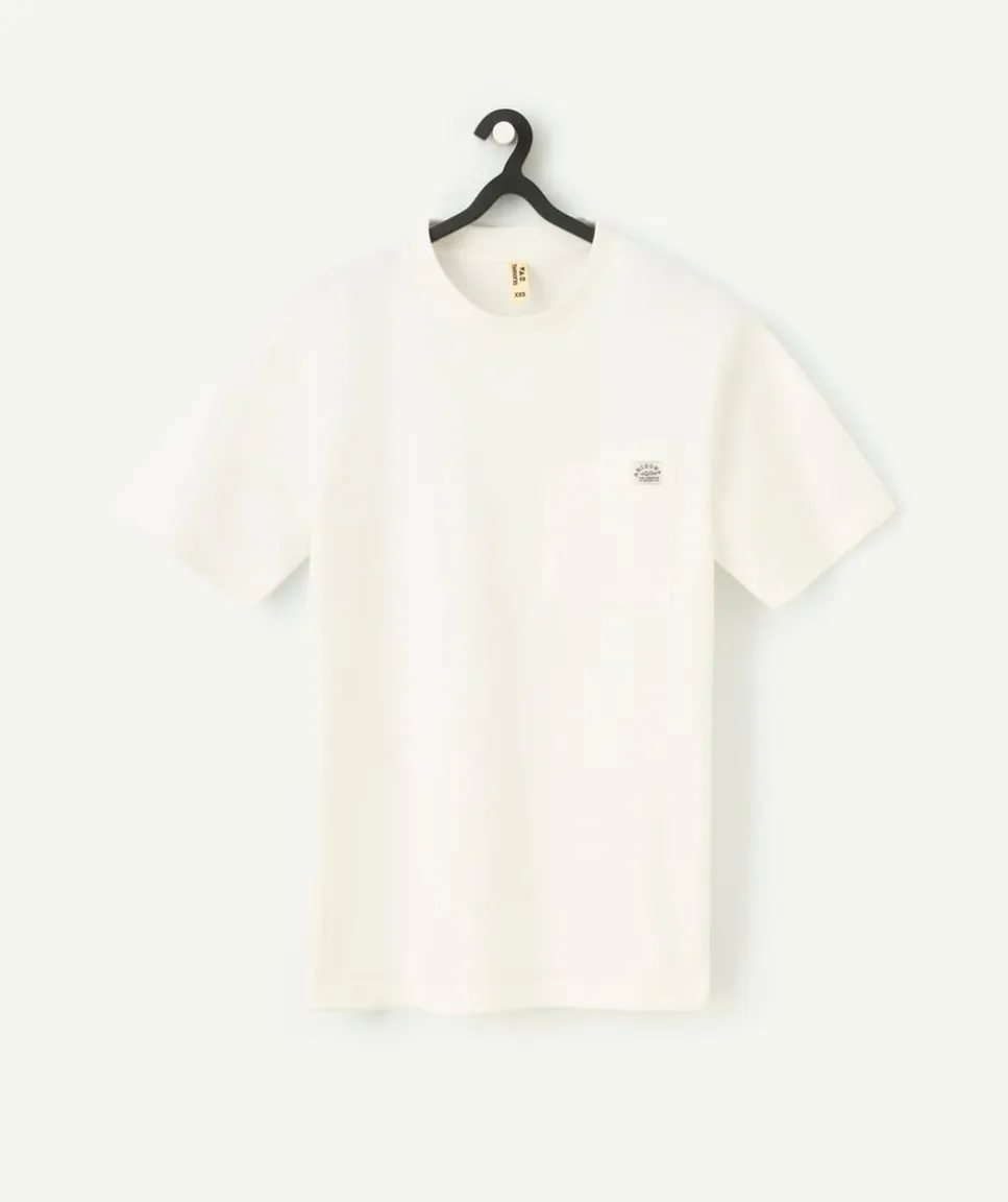 T-shirt garçon blanc