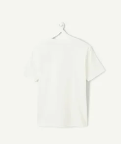 T-shirt garçon blanc
