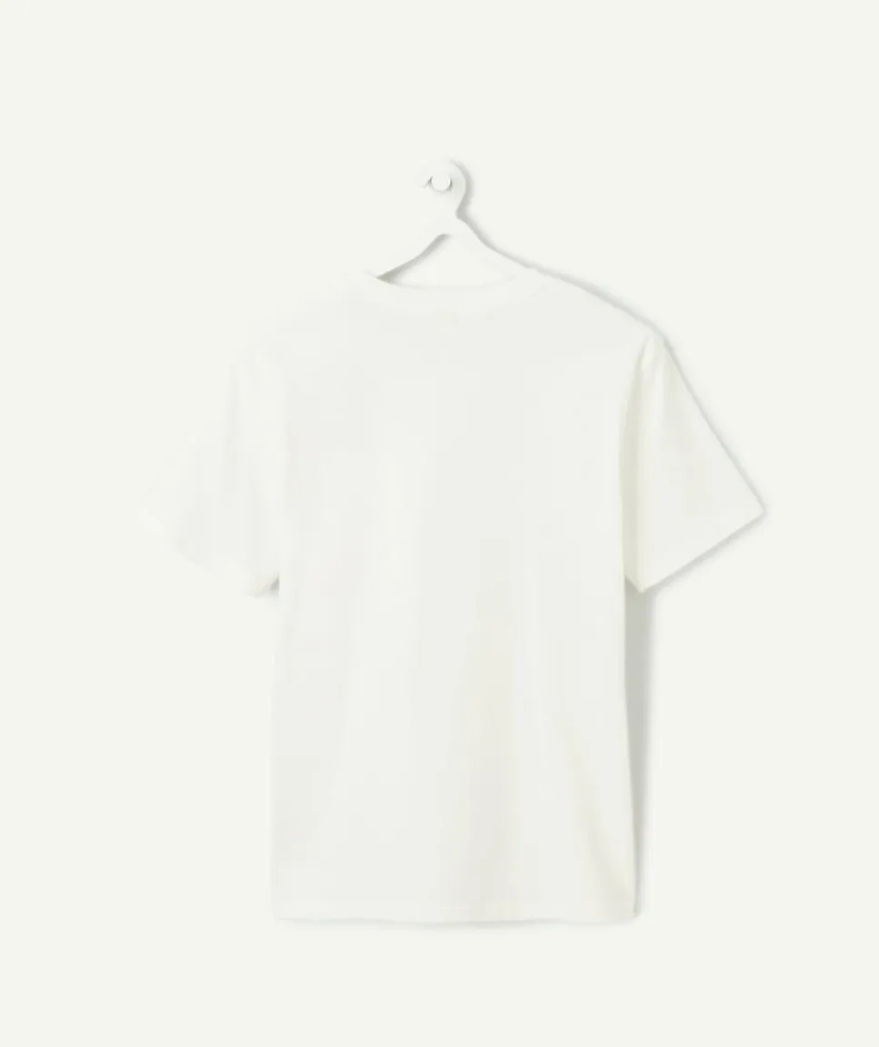 T-shirt garçon blanc
