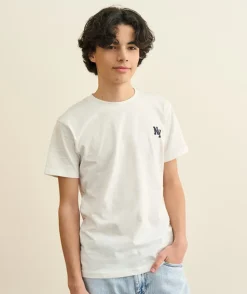 T-shirt garçon blanc imprimé