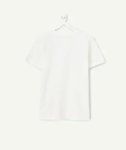T-shirt garçon blanc imprimé