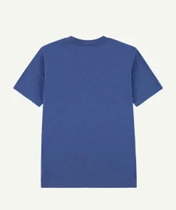 T-shirt garçon droit bleu