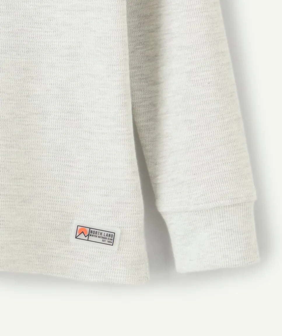 T-shirt garçon gris
