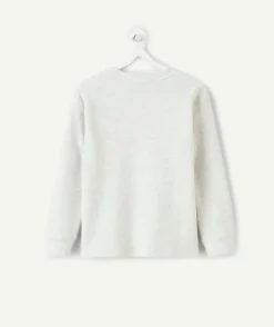T-shirt garçon gris