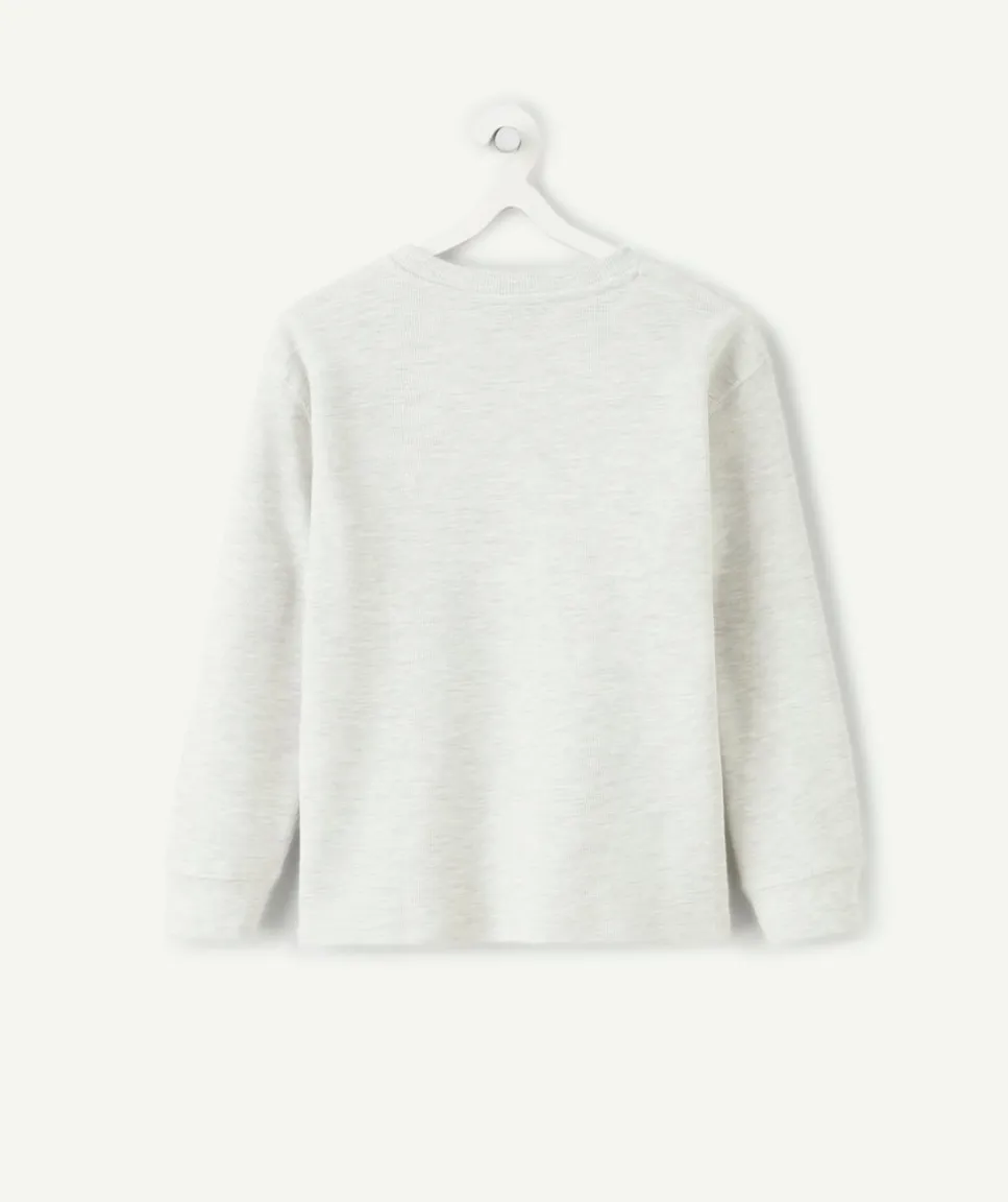 T-shirt garçon gris