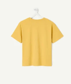 T-shirt garçon imprimé jaune