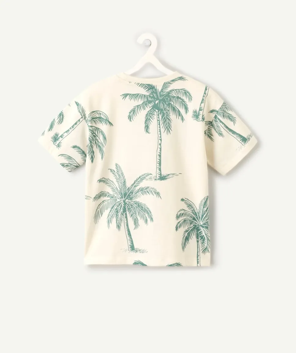 T-shirt garçon imprimé palmiers