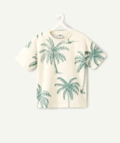 T-shirt garçon imprimé palmiers