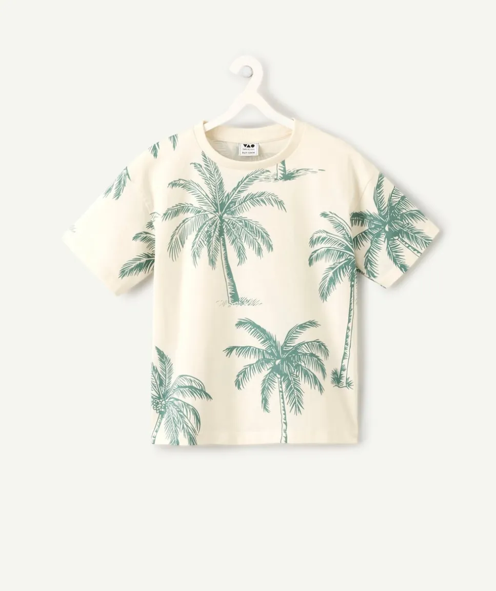 T-shirt garçon imprimé palmiers