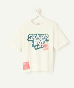 T-shirt garçon imprimé skate