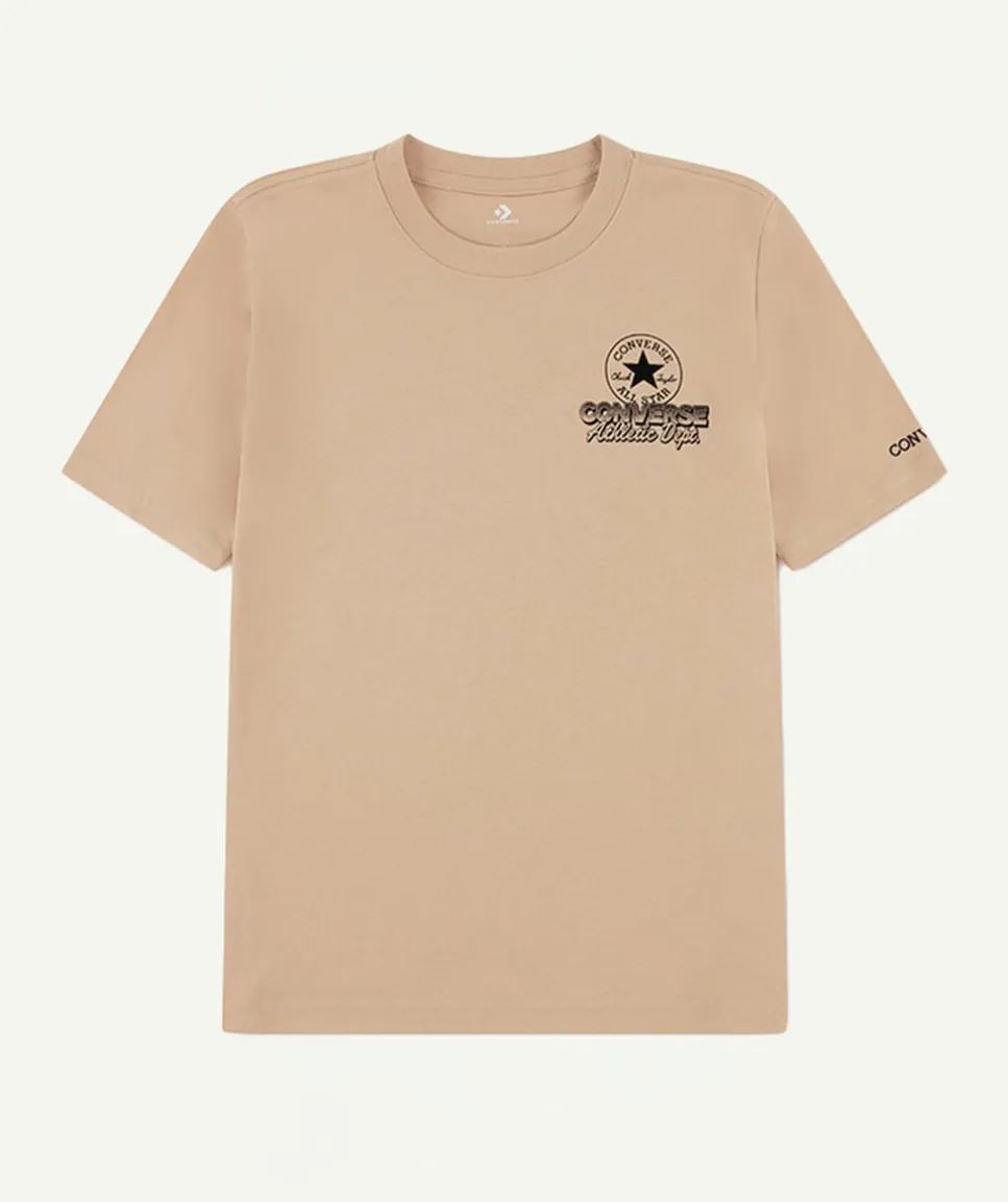 T-shirt garçon oversize beige