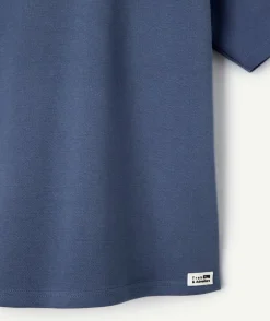 T-shirt garçon oversize bleu