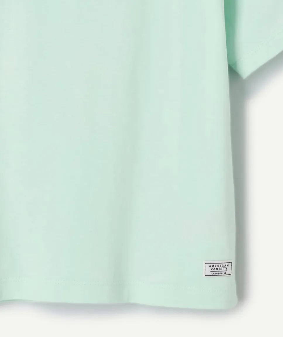 T-shirt garçon vert