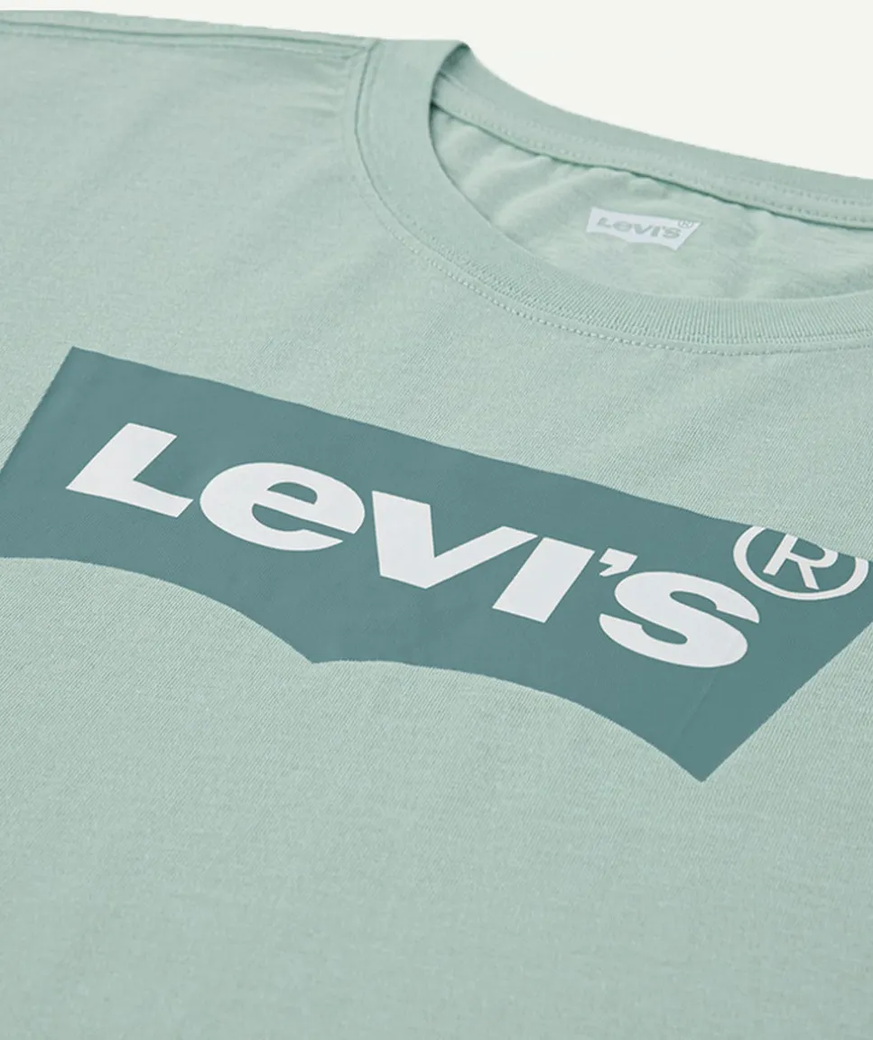 T-shirt garçon vert imprimé