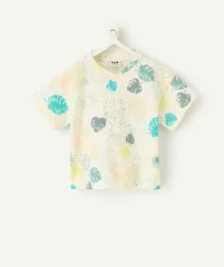 T-shirt manches courtes feuillage pour bébé garçon