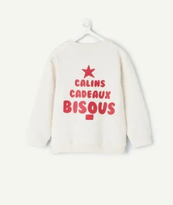 T-shirt manches longues bébé garçon blanc imprimé fantaisie