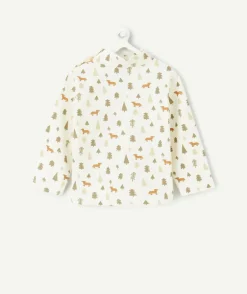 T-shirt manches longues bébé garçon imprimé nature