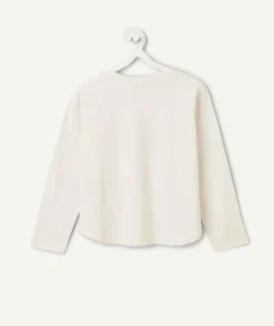 T-shirt manches longues fille imprimé colibris