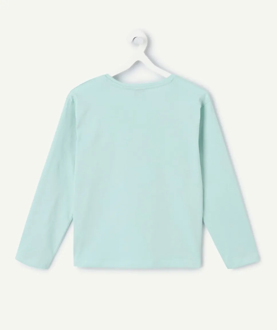 T-shirt manches longues fille mint message cœur