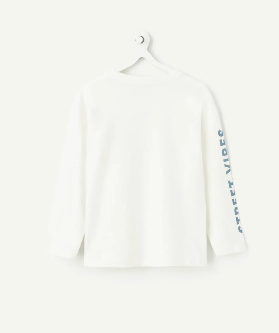 T-shirt manches longues garçon imprimé street vibes