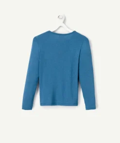 T-shirt manches longues thermolactyl sensitive bleu marine