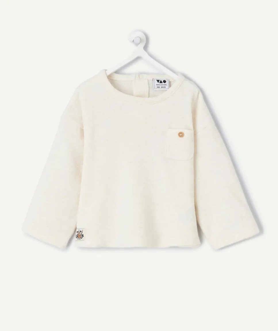 T-shirt oversize bébé garçon écru