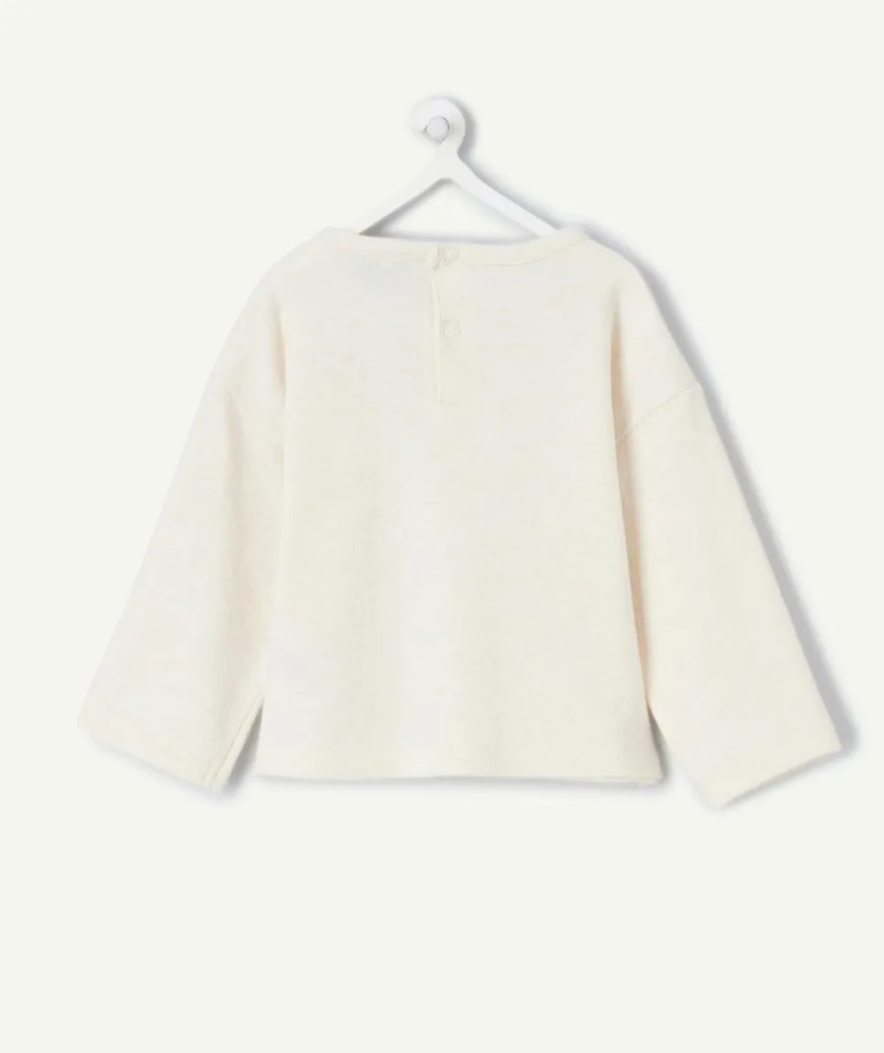 T-shirt oversize bébé garçon écru