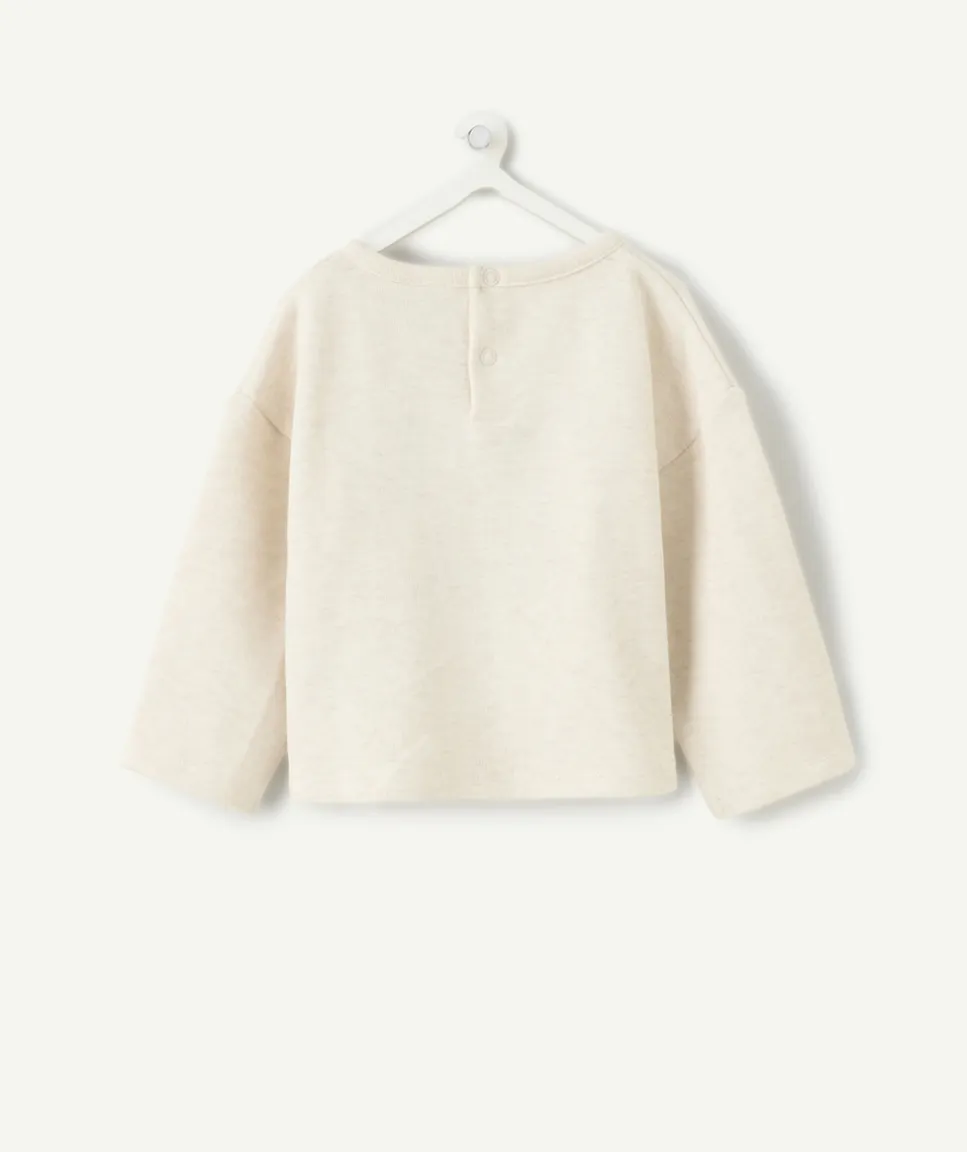 T-shirt oversize bébé garçon imprimé message