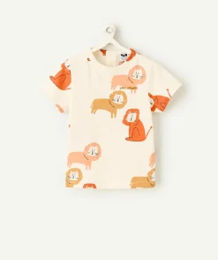 T-shirt pour bébé garçon imprimé lion