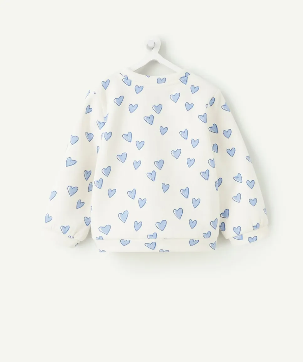 Veste bébé fille imprimé cœur