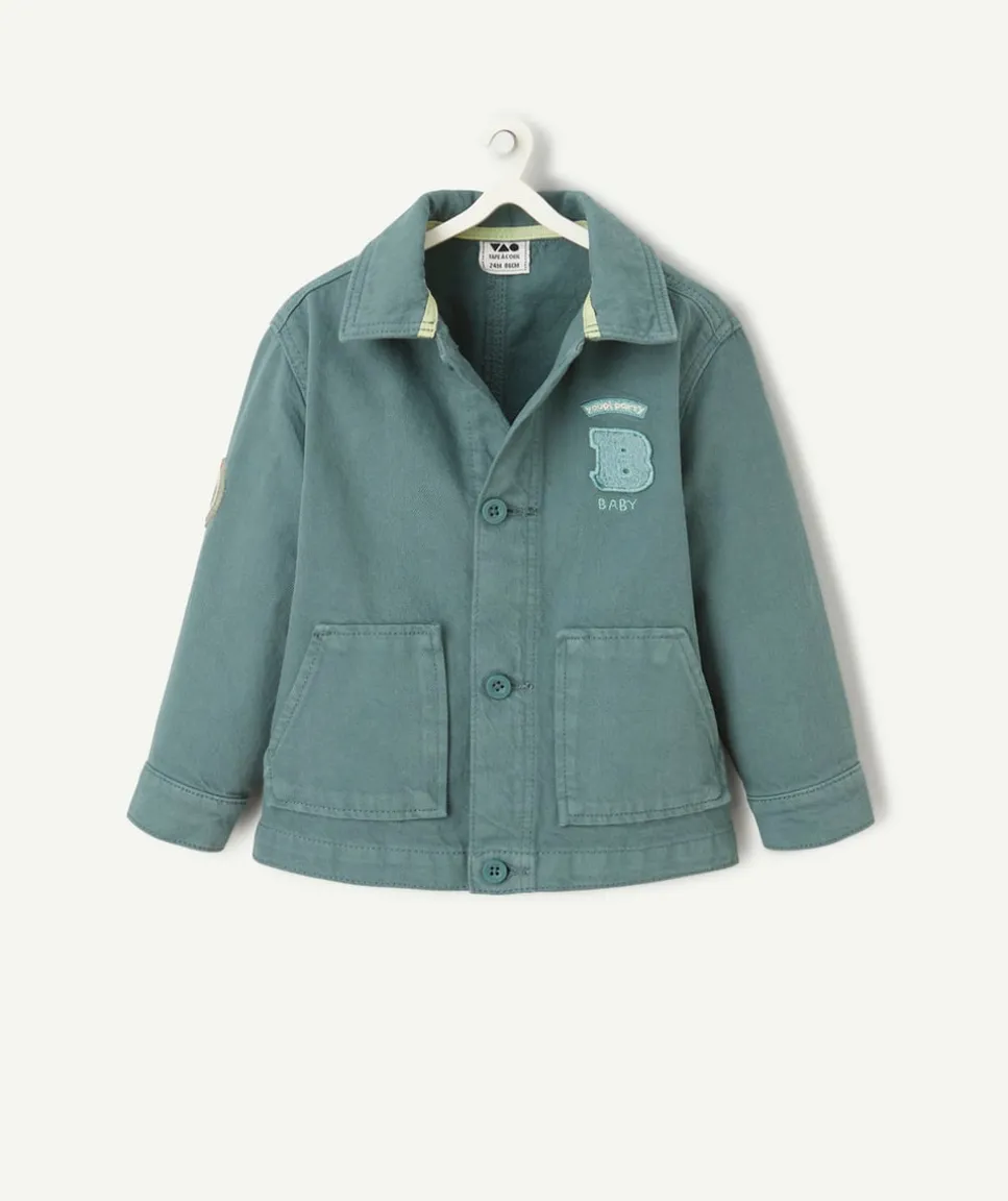 Veste bébé garçon bleu avec poches