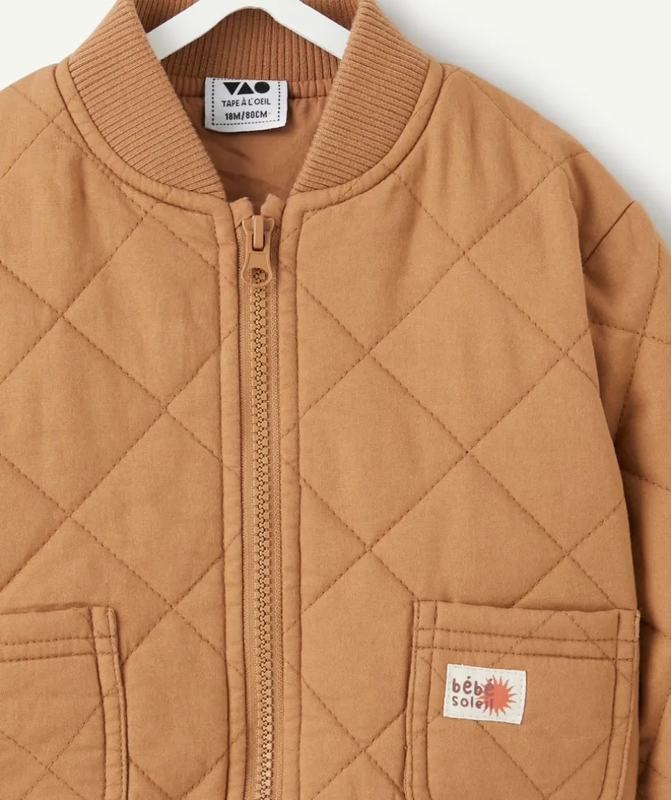 Veste bombers bébé garçon marron
