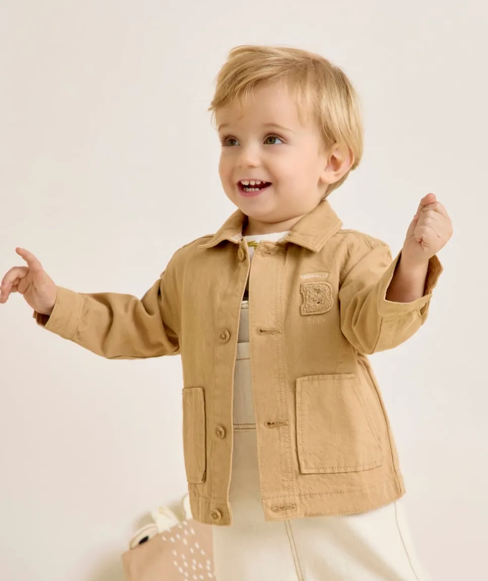 Veste camel pour bébé garçon