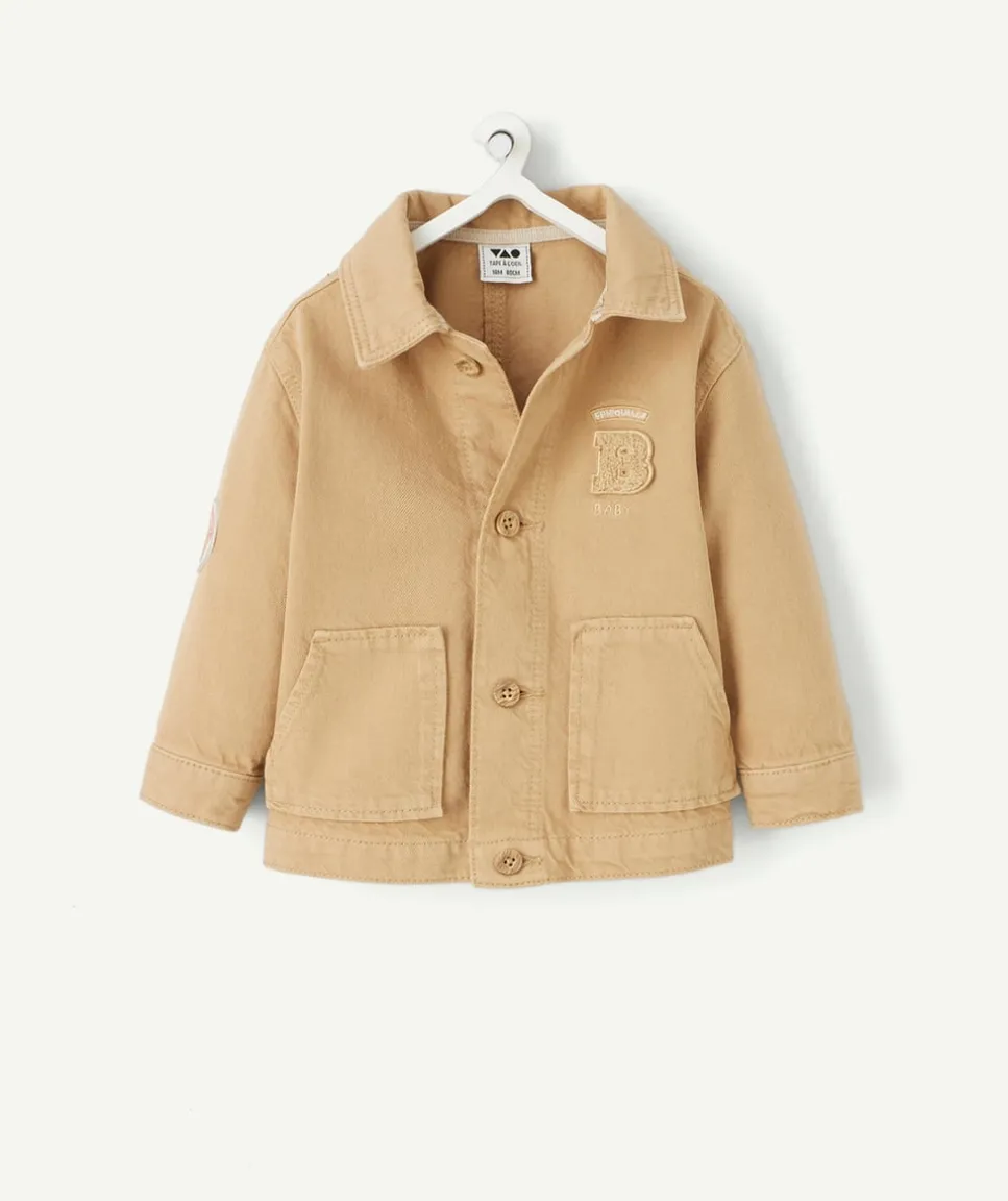 Veste camel pour bébé garçon
