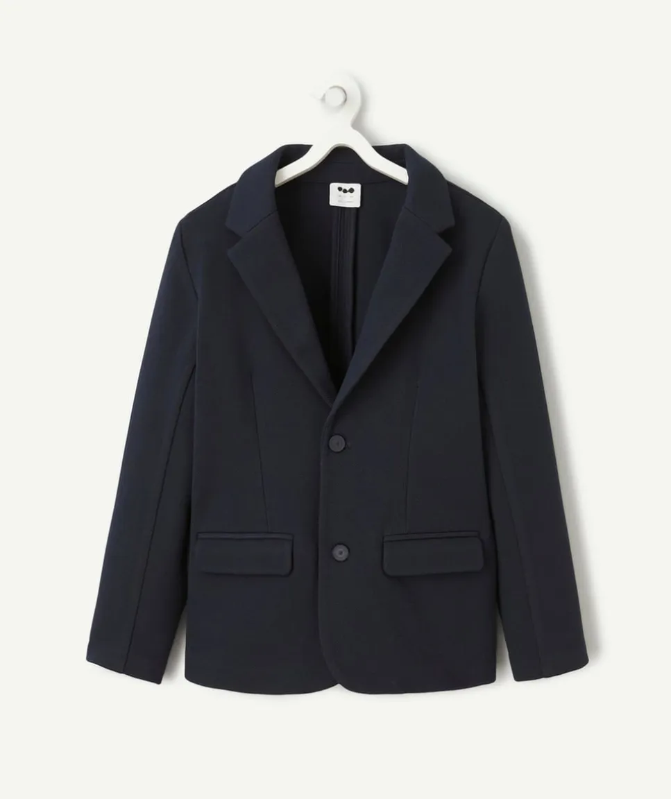Veste garçon bleu marine élégante