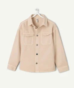 Veste garçon oversize beige