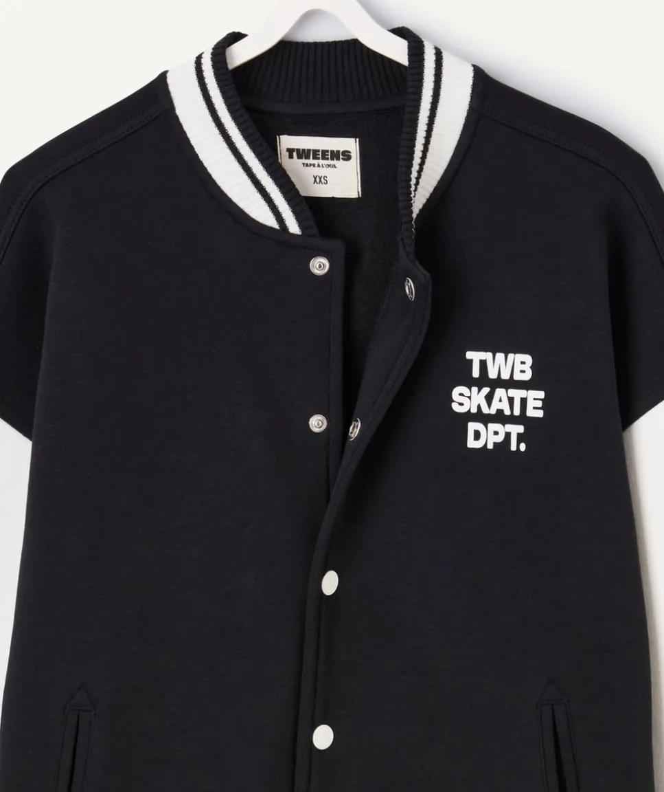 Veste garçon teddy bicolore