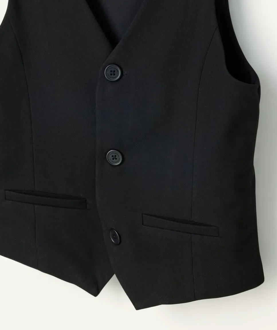 Veste sans manches garçon noire