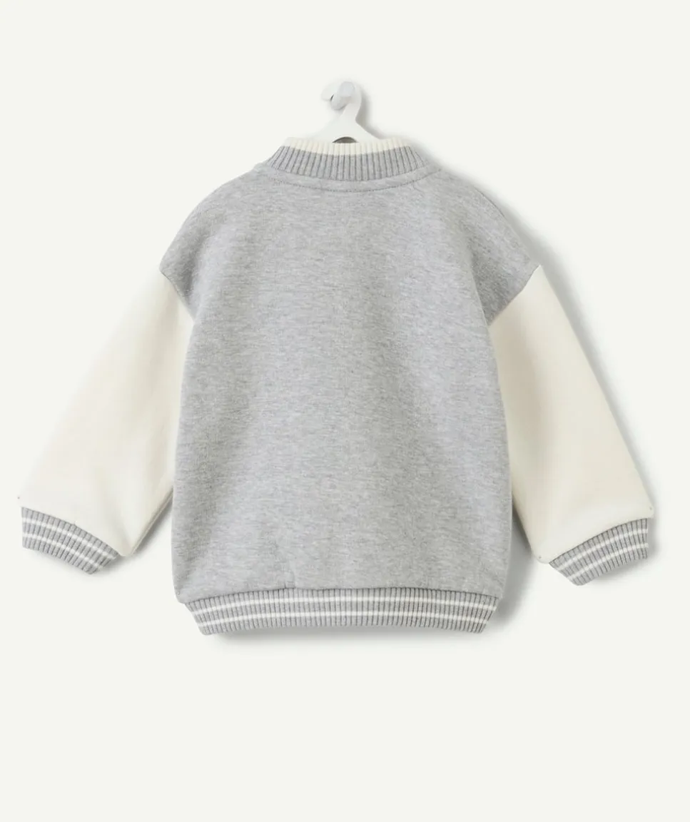 Veste teddy bébé garçon grise