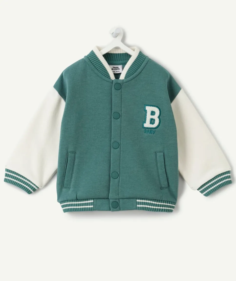 Veste teddy bébé garçon verte