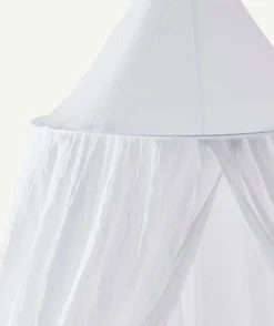 Voile de lit ciel vintage 245cm blanc